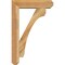Ekena Millwork Legacy Craftsman Rough Sawn Bracket w/ Offset Brace, Western Red Cedar, 6"W x 22"D x 34"H BKT0604X22X34LEC04RWR - alternate 4